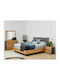 Ody Bedroom Furniture Set with Slats 160x200cm 6 Pieces