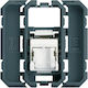 Hager Single Network Socket Mechanism RJ45 Cat6 WXF224