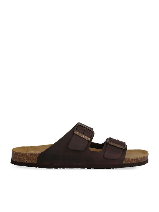 Plakton Мъжки сандали Marron