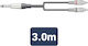 Citronic M6J-2R300 Kabel 6,3mm Stecker - 6,3mm Stecker 3m (190.239UK)