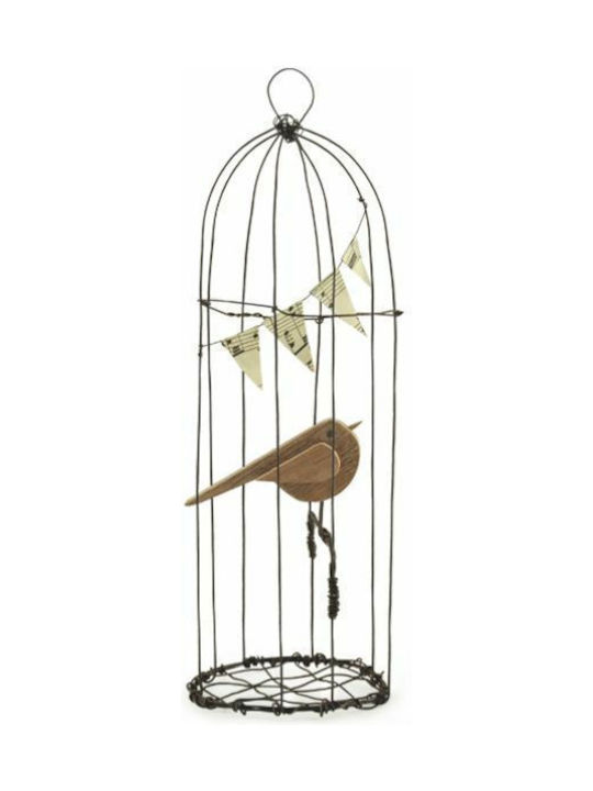 Synchronia Decorative Bird made of Metal 22x7.5x8.5cm 1pcs