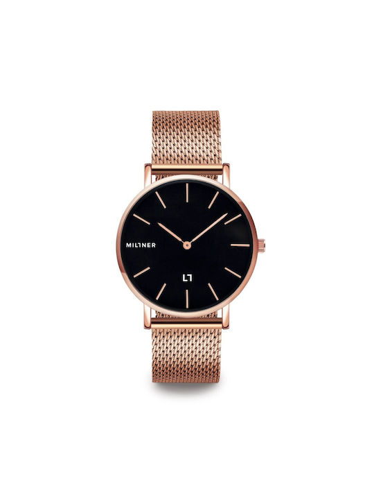 Millner Mayfair S Uhr mit Rose Gold