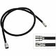Remer Knitting Shower Hose Black 150cm (1/2")