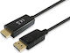 Equip Cable DisplayPort male - DisplayPort male 5m Μαύρο (119392)