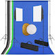 vidaXL Kit Foto- und Videobeleuchtungsset 2 Leuchten 24W mit Softbox und Stativ