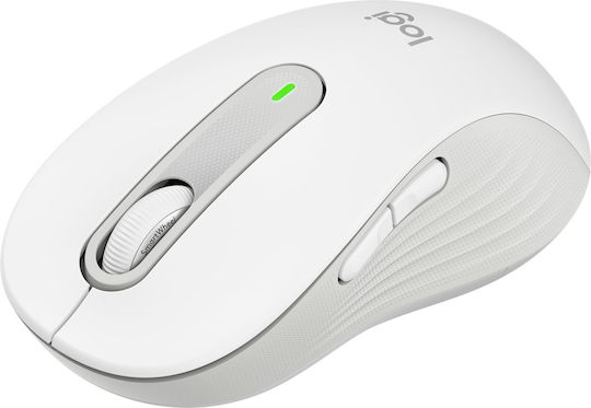 Logitech Signature M650 L For Business Ασύρματο Bluetooth Ποντίκι Off-white Large