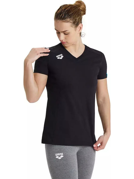 Arena Panel Bluze Damă T-shirt Uscare Rapidă Negru