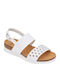 Magaluf Women's Flat Sandals Anatomic in White Color