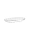 Guzzini Dolce Vita Servierplatte Oval Kunststoff Weiß 38x19cm 1Stück