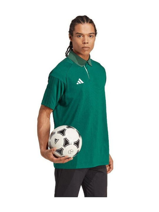 Adidas Tiro 23 Competition Ανδρικό T-shirt Polo Πράσινο