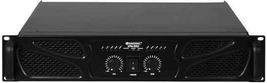 Omnitronic XPA-350 PA Power Amplifier 175W/4Ω 130W/8Ω with Cooling System Black