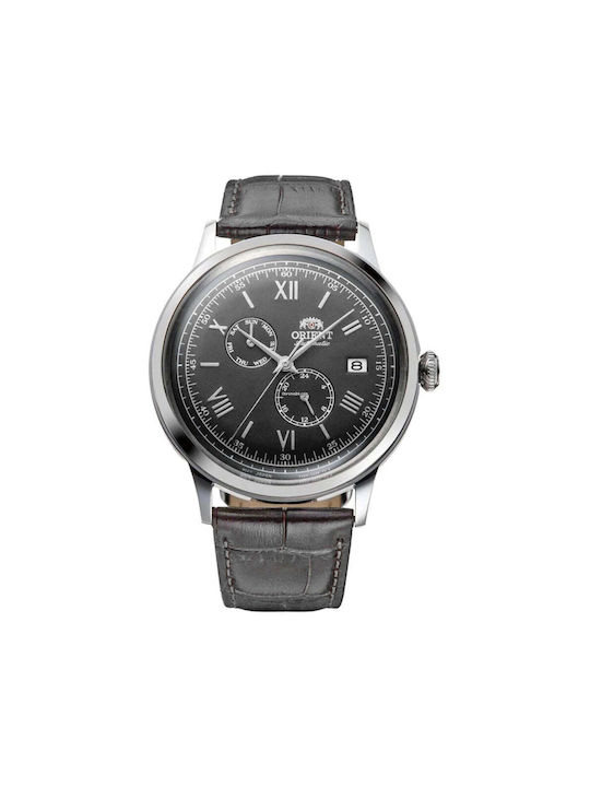 Orient Watch Chronograph Automatic with Black Metal Bracelet