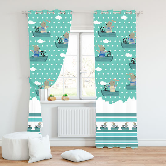 Mc Decor Boat Curtain with Grommet Tops