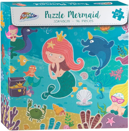 Kids Puzzle Mermaid for 5+ Years 96pcs Grafix