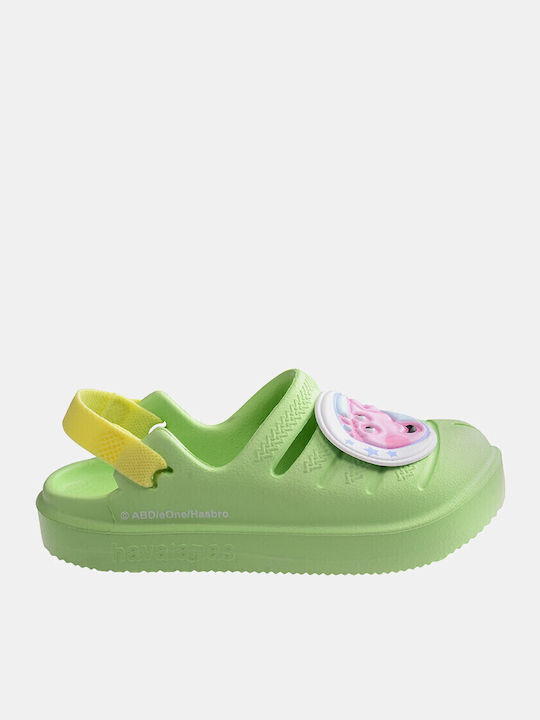 Havaianas Peppa Pig Children's Beach Shoes Green