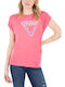 Guess W3GI39K68D2 Γυναικείο T-shirt Ροζ