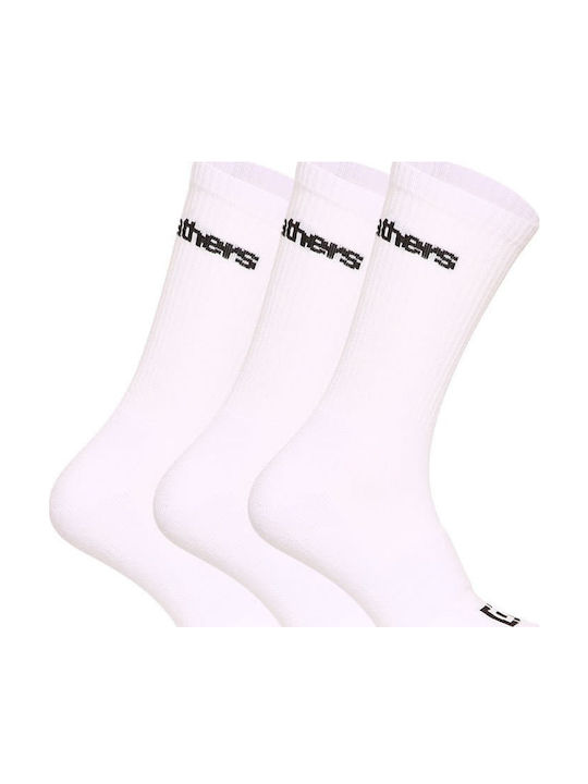 Horsefeathers Delete Premium Bărbați Șosete Uni Albe 3Pachet