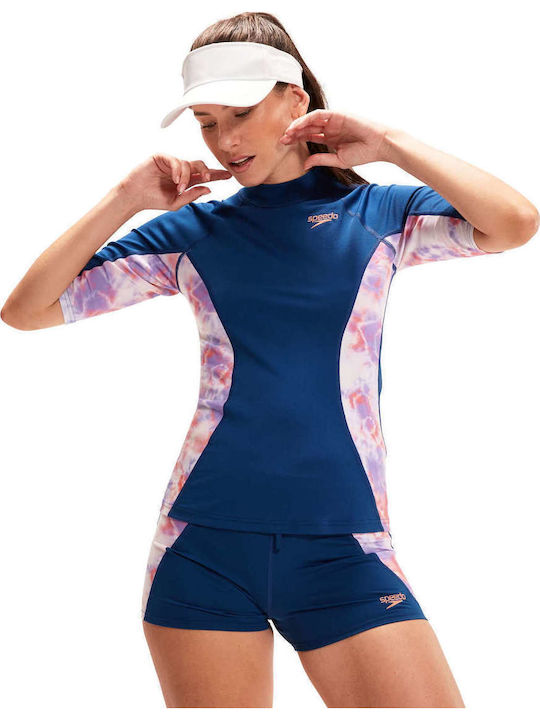 Speedo UPF 40 Αντηλιακή Μπλούζα Μπλε