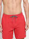 Funky Buddha Herren Badebekleidung Shorts Rot