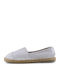 Women's Leather Espadrilles White