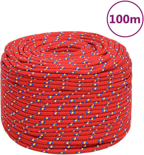 vidaXL Knitted 10mm Polypropylene Rope 100m