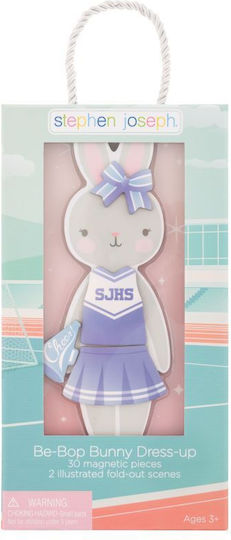 Stephen Joseph Magnetic Construction Toy Dress Up Doll Bunny For Children 3+ Years