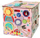 Eli Neli Activity Cube Activity Cube with Led made of Wood with Lights for 24++ Months