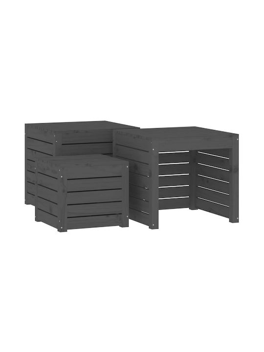 vidaXL Cutie de depozitare pentru exterior Lemn...