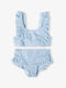 Minoti Kinder Badeanzug Bikini Hellblau