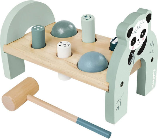 Eichhorn Spiel mit Hammer Hammer Panda aus Holz für 12++ Monate