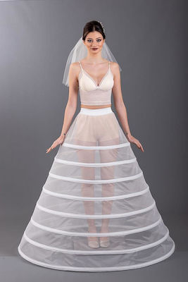 BRIDAL GOWN WITH 8 BANDS PERIMETER 400CM AND 120CM HEIGHT