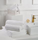 Blanc de Blanc Hotel Face Towel 100x50 cm 700gsm White