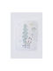 Bi Baby Rain Teddy Bear Αδιαβροχοποιημένο Σελτεδάκι Λευκό 50x75εκ.