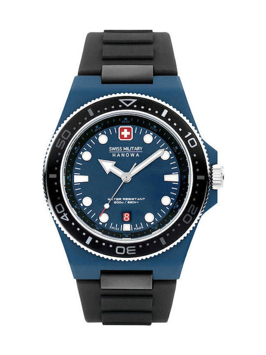 Swiss Military Hanowa Ocean Herrenuhr 45mm Batt...