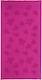 Vilebrequin Beach Fouta Beach Towel Fuchsia with Fringes 190x90cm.