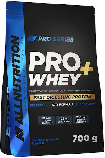 AllNutrition Pro+ Whey Πρωτεΐνη Ορού Γάλακτος με Γεύση Double Chocolate 700gr