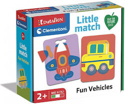 Kinderpuzzle Little Match - Vehicles für 2++ Jahre 6pcs Clementoni