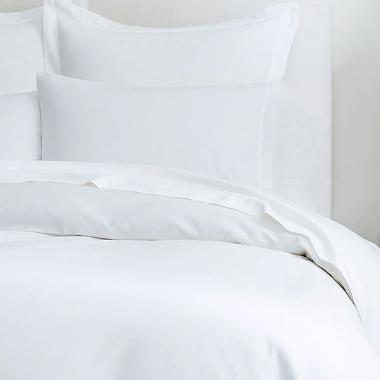 Lino Home Lido Hotel Sheet White Queen Size 240x270cm 100% Cotton 1pcs