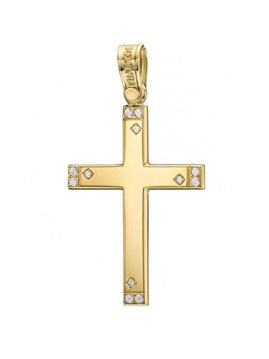 Triantos Gold Cross 14K with Chain