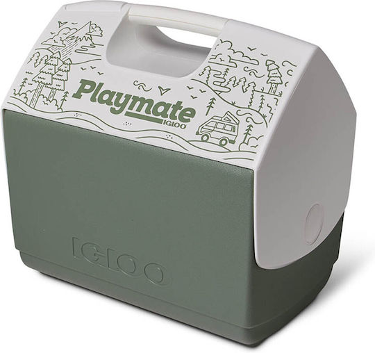 Igloo Playmate Elite Tragbares Kühlschrank 15lt Grün-Weiß