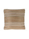 Zaros Sofa-Kissen Hanf Streifen 45x45cm