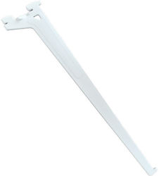 SHELF BRACKET SINGLE 300 WHITE AMIG