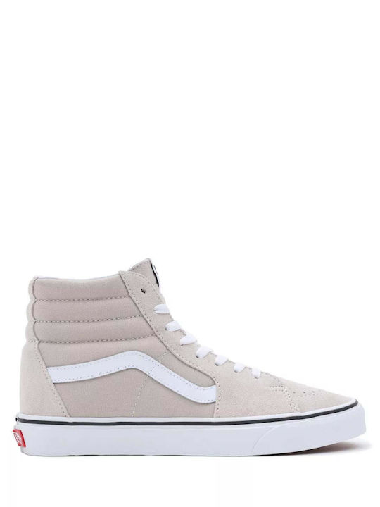 Vans Ua Sk8-Hi Cthr Mdgrn Tip Botine Bej