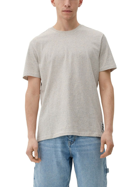 S.Oliver Men's Short Sleeve T-shirt Beige