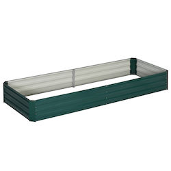 Outsunny Παρτέρι Περίφραξης από Μέταλλο 845-518GN Outsunny Παρτέρι Περίφραξης από Μέταλλο 845-518GN