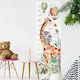 Caravelshop Kids Growth Height Chart Wall Sticker with Design Animals Animals and Balloons Multicolour 160cm