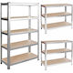 Humberg Dexion Regal Verzinkt 90x40x180cm mit 5 Regalen Gesamtbelastbarkeit 1325kg
