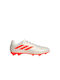 Adidas Pure.3 Low Football Shoes FG with Cleats Off White / Team Solar Orange