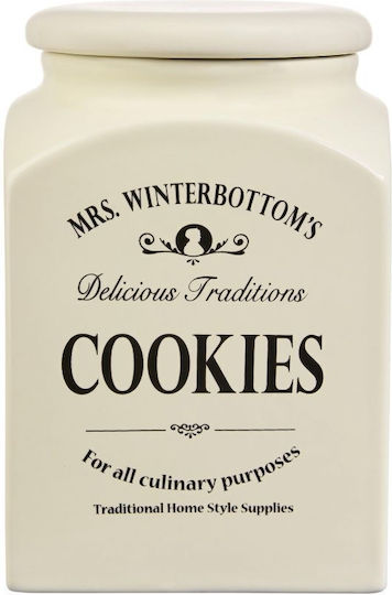 Butlers Mrs. Winterbottom's Μπισκοτιέρα Κεραμική Μπεζ 14.5εκ.