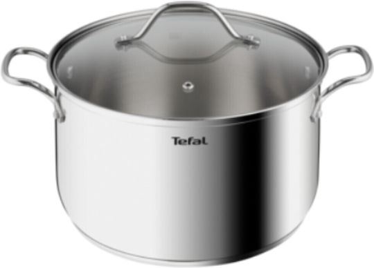 Tefal Intuition Βαθιά Ανοξείδωτη Κατσαρόλα 6lt / 26cm